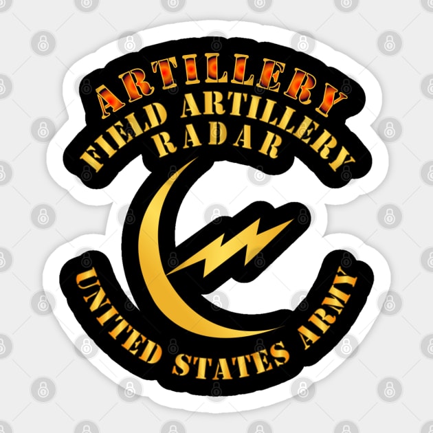 Field Artillery Radar - US Army Sticker by twix123844